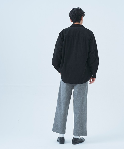 coca（coca）（コカ）の「メンズコーデュロイシャツジャケット（その他アウター・メンズ・ブラック/グレー・M/L/XL）」の8枚目の写真