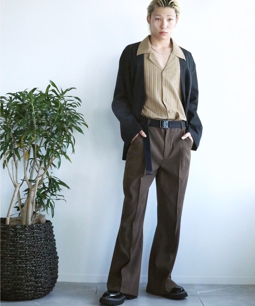 aimoha(アイモハ)の「aimoha menノーカラージャケット(ノーカラージャケット・メンズ・グレー/ブラック・M/L/XL)」の21枚目の写真
