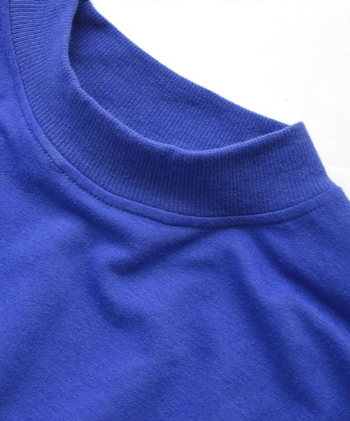 zootie（ズーティー）の「【見た目はON、着心地はOFF。】こなれリラックス 半袖ハイネックワンピース（ワンピース・レディース・ブラウン/オフホワイト/ブルー/ブラック×ホワイト/ブラック/グレイッシュベージュ/ダークブラウン/ネイビー/杢グレー/ダークグリーン・M）」の12枚目の写真