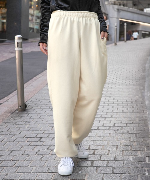 3.3 Field Trip （3.3フィールドトリップ）の「3.3 Field Trip／ロゴワイドプルオーバーパンツ　2985575（スウェットパンツ・レディース・ネイビー/クリーム/グレー・FREE）」の3枚目の写真