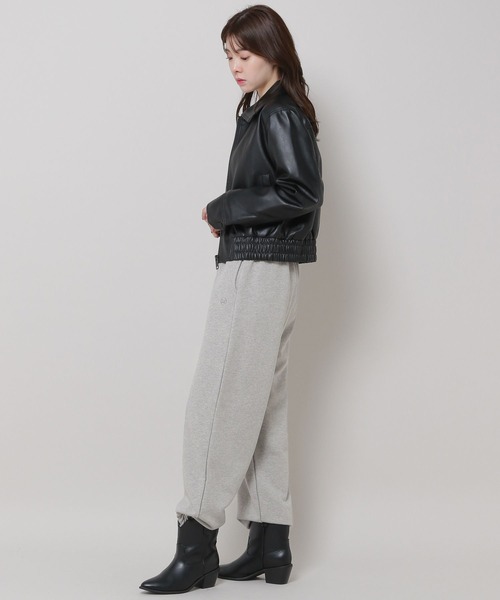 3.3 Field Trip （3.3フィールドトリップ）の「3.3 Field Trip／ロゴワイドプルオーバーパンツ　2985575（スウェットパンツ・レディース・ネイビー/クリーム/グレー・FREE）」の11枚目の写真