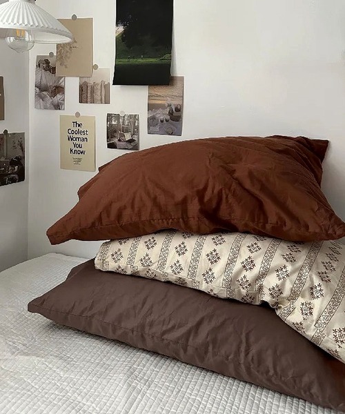 【セール】【 ammy. / エイミードット 】 レトロ フラワー デザイン ベッド シーツカバー 枕カバー 寝具セット / シングル（寝具）｜ammy.（エイミードット）