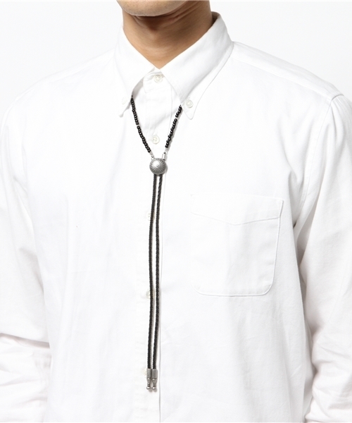 WEGO(ウィゴー)の「WEGO/ビーズループタイ(ネックレス・メンズ・ネイビー/レッド/ブラック/マルチ・FREE)」の8枚目の写真