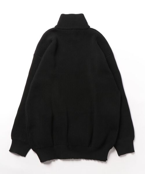 THISIS（ディスイズ）の「ビッグシルエット 蛙編み ドライバー ニット レディース（ニット/セーター・レディース・ブラウン/ブラック/ベージュ/オレンジ・LARGE/MEDIUM/X-LARGE）」の5枚目の写真