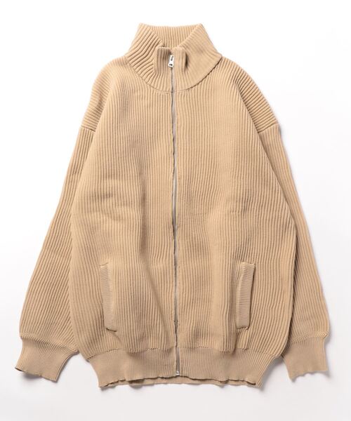 THISIS（ディスイズ）の「ビッグシルエット 蛙編み ドライバー ニット レディース（ニット/セーター・レディース・ブラウン/ブラック/ベージュ/オレンジ・LARGE/MEDIUM/X-LARGE）」の8枚目の写真