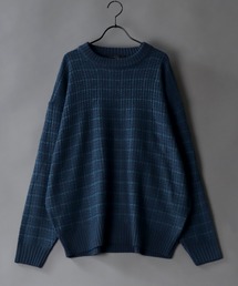 SITRY（シトリー）の「tweed crew neck sweater/ツイード クルーネック セーター/ニット（ニット/セーター・メンズ）」