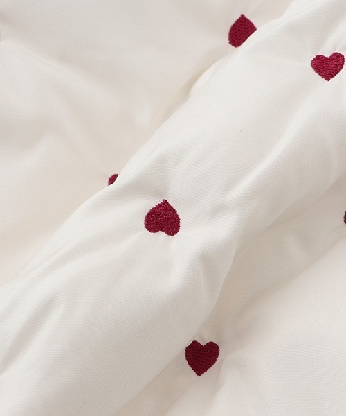 petit main（プティマイン）の「【リンク】ハート刺繍中わたジャケット（ブルゾン・キッズ・オフホワイト/ネイビー/ライトピンク・80ｃｍ/90cm/100cm/110cm/120cm/130cm）」の15枚目の写真