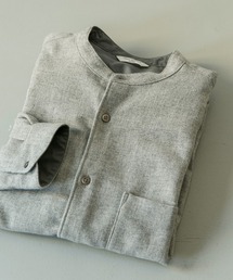 URBAN RESEARCH DOORS | フラノバンドカラーシャツ(シャツ/ブラウス)