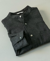 URBAN RESEARCH DOORS | フラノバンドカラーシャツ(シャツ/ブラウス)