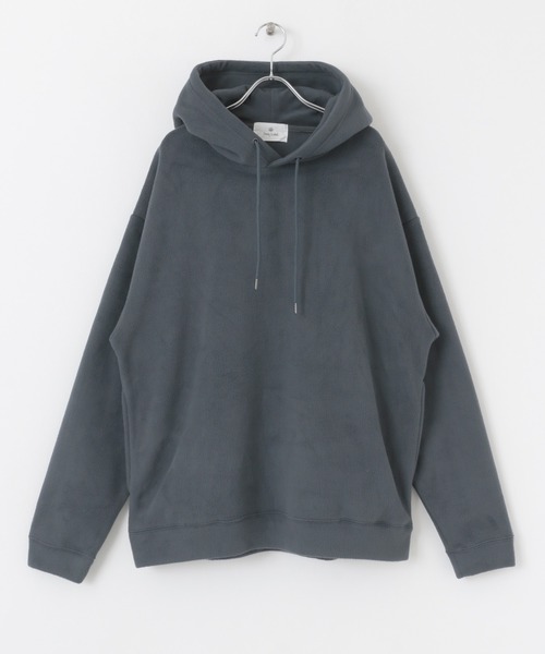 URBAN RESEARCH Sonny Label（アーバンリサーチサニーレーベル）の「クリーミータッチフリースパーカー（パーカー・メンズ・ベージュ/カーキ/スミクロ/ブルー系その他・MEDIUM/LARGE/X-LARGE）」の10枚目の写真