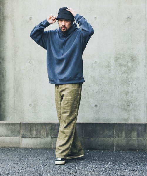 URBAN RESEARCH Sonny Label（アーバンリサーチサニーレーベル）の「クリーミータッチフリースパーカー（パーカー・メンズ・ベージュ/カーキ/スミクロ/ブルー系その他・MEDIUM/LARGE/X-LARGE）」の12枚目の写真