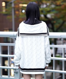 TRAVAS TOKYO Sailor collor emblemセーラーニット TRAVAS TOKYO - TRAVAS TOKYO Sailor collor emblemセーラーニットの