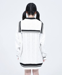 未使用 TRAVAS TOKYO セーラーカラーPコート エンブレムワッペン付き TRAVAS TOKYO（トラバス トウキョウ）の「『TRAVAS TOKYO