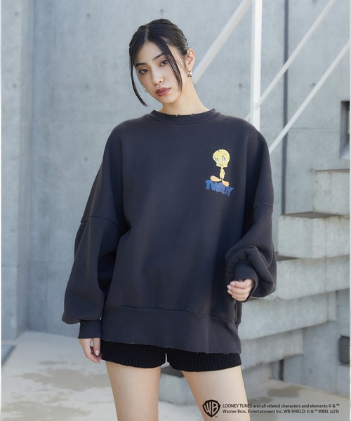 セール】LOONEYTUNES×ENVYMコラボプルオーバー（スウェット