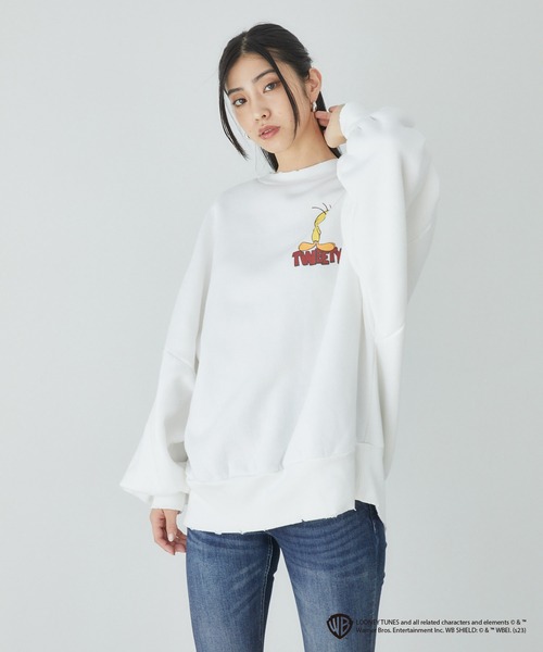 XLサイズ JW Anderson　走れハニー　コラボスウェット　ライトグレー XLサイズ JW Anderson 走れハニー コラボスウェット ライトグレー