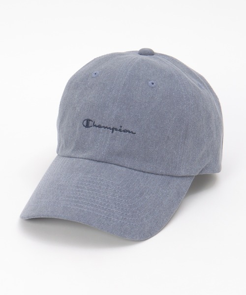 Champion（チャンピオン）の「Champion チャンピオン ウォッシュキャップ（キャップ・メンズ・ベージュ/ブラック/ブルー・FREE）」の3枚目の写真