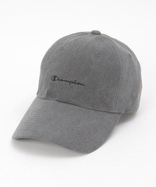 Champion（チャンピオン）の「Champion チャンピオン ウォッシュキャップ（キャップ・メンズ・ベージュ/ブラック/ブルー・FREE）」の2枚目の写真