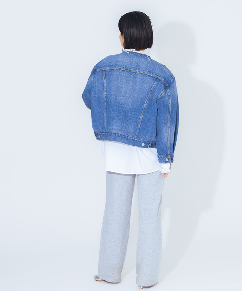 Bonum（ボナム）の「デニムジップアップショートジャケット（デニム