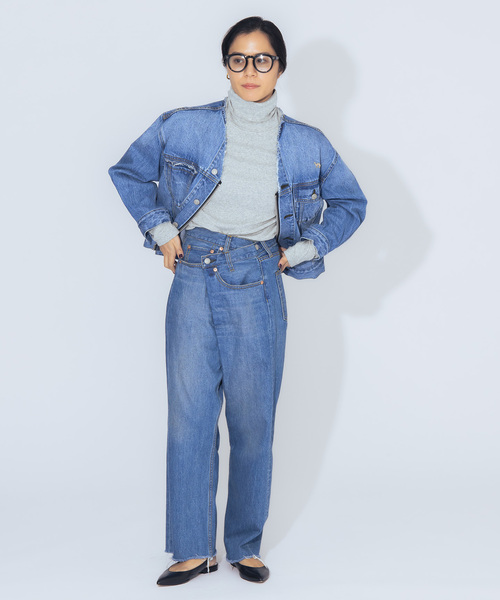 Bonum（ボナム）の「デニムジップアップショートジャケット（デニム