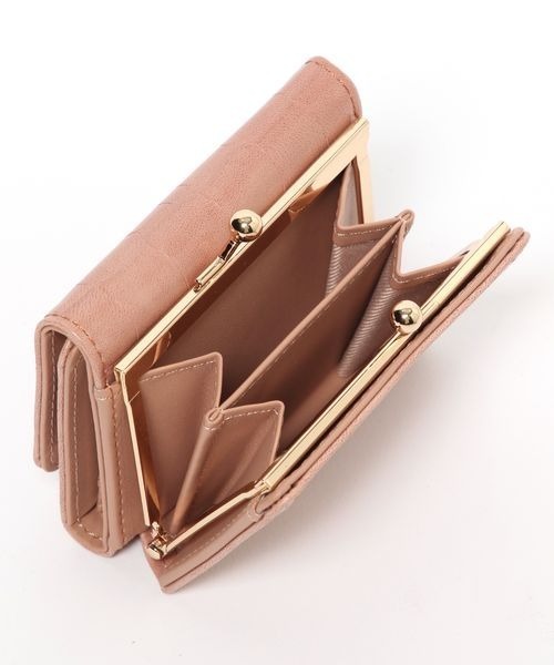 mysty woman（ミスティウーマン）の「型押しレザーミニウォレット 102546（財布・レディース・ピンク/ブルー・FREE）」の3枚目の写真