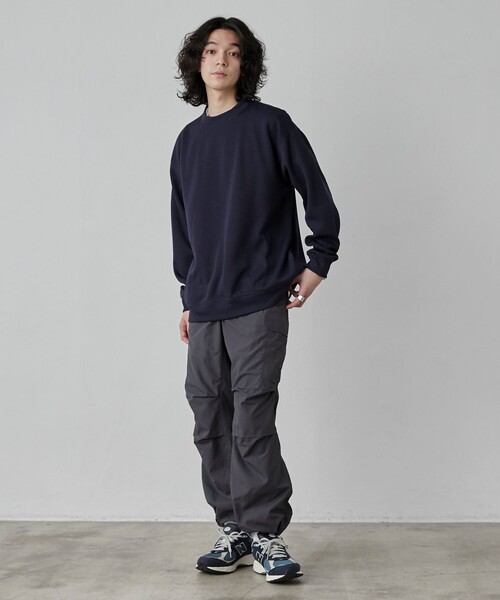 coen（コーエン）の「ナイロングログランルーズカーゴパンツ（カーゴパンツ・メンズ・ダークグレー/ブラック・L/M/S/XL）」の8枚目の写真