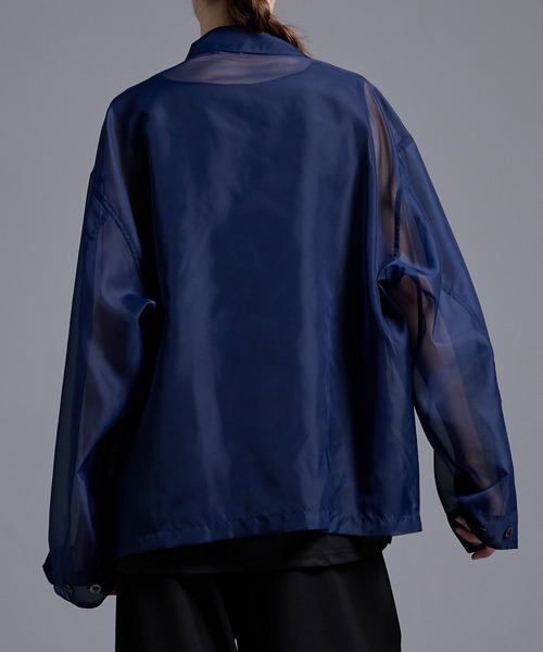 ダブルジップ シアーシャツブルゾン（ブルゾン）｜Loose/ルース