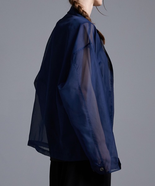 ダブルジップ シアーシャツブルゾン（ブルゾン）｜Loose/ルース
