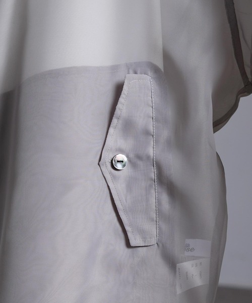 Loose/ルース（ルース）の「ダブルジップ シアーシャツブルゾン（ブルゾン・メンズ・グレー/ブラック/ダークブルー・L/M/S/XS）」の19枚目の写真