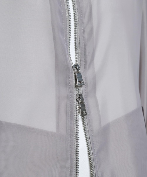 ダブルジップ シアーシャツブルゾン（ブルゾン）｜Loose/ルース