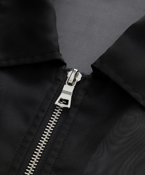 ダブルジップ シアーシャツブルゾン（ブルゾン）｜Loose/ルース