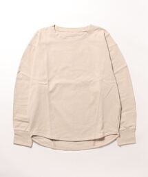天竺ラウンドシルエットトップス