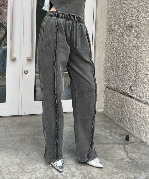 BLONDEY（ブロンディ）の「【再入荷】ピグメントスウェットパンツ（スウェットパンツ・レディース・チャコールグレー/グレー/ブラウン/ピンク・MEDIUM/SMALL/LARGE）」の16枚目の写真