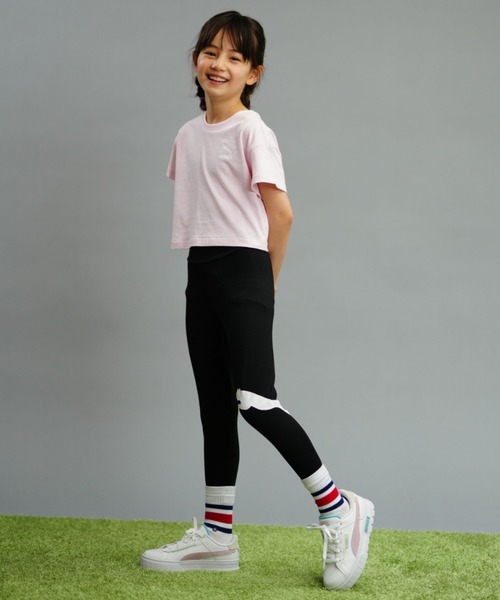 PUMA(プーマ)の「PUMA/プーマ ESS 7/8 アクティブ タイツ ガールズ タイツ 589035(レギンス/スパッツ・キッズ・ブラック・150cm/140cm/130cm/120cm)」の5枚目の写真