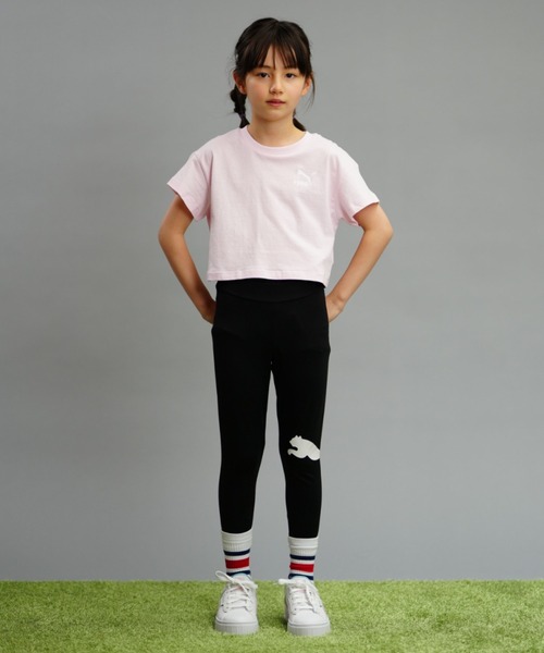 PUMA(プーマ)の「PUMA/プーマ ESS 7/8 アクティブ タイツ ガールズ タイツ 589035(レギンス/スパッツ・キッズ・ブラック・150cm/140cm/130cm/120cm)」の4枚目の写真