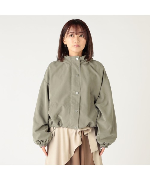 CECIL McBEE（セシルマクビー）の「ピーチショートモッズコート（モッズコート・レディース・グリーン/ライトベージュ・LARGE/MEDIUM）」の9枚目の写真