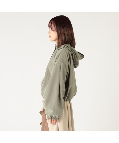 CECIL McBEE（セシルマクビー）の「ピーチショートモッズコート（モッズコート・レディース・グリーン/ライトベージュ・LARGE/MEDIUM）」の5枚目の写真