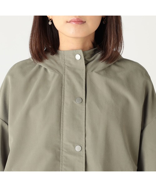 CECIL McBEE（セシルマクビー）の「ピーチショートモッズコート（モッズコート・レディース・グリーン/ライトベージュ・LARGE/MEDIUM）」の7枚目の写真