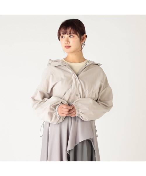 CECIL McBEE（セシルマクビー）の「ピーチショートモッズコート（モッズコート・レディース・グリーン/ライトベージュ・LARGE/MEDIUM）」の15枚目の写真
