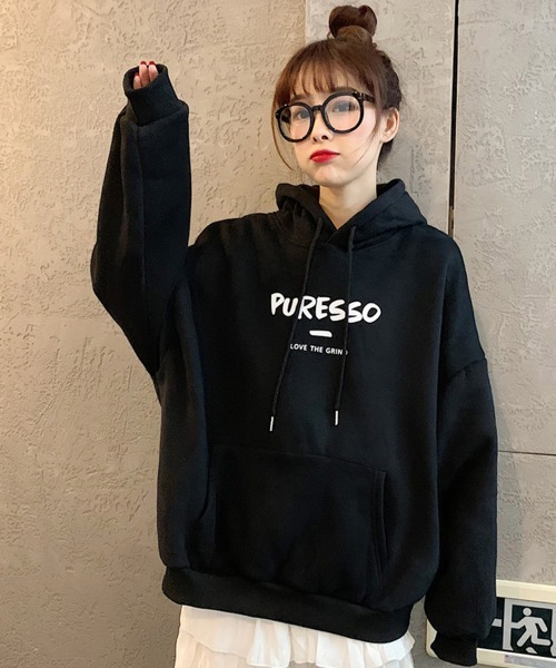 Miniministore(ミニミニストア)の「パーカー レディース 裏起毛(パーカー・レディース・ブルー/ブラック/ホワイト・FREE)」の5枚目の写真