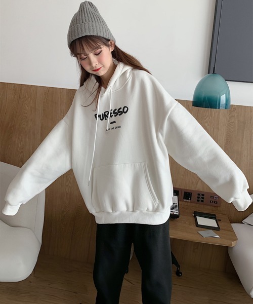 Miniministore(ミニミニストア)の「パーカー レディース 裏起毛(パーカー・レディース・ブルー/ブラック/ホワイト・FREE)」の11枚目の写真