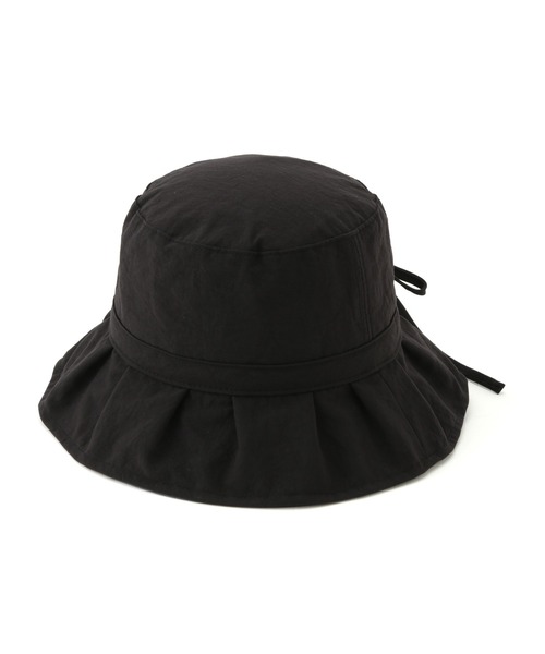 ROPE' PICNIC(ロペピクニック)の「Onibegie(オニベジ)オックスフリルリボンハット(ハット・レディース・ブラック/キナリ・FREE)」の3枚目の写真