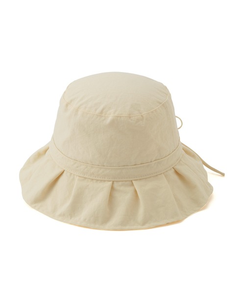 ROPE' PICNIC(ロペピクニック)の「Onibegie(オニベジ)オックスフリルリボンハット(ハット・レディース・ブラック/キナリ・FREE)」の4枚目の写真