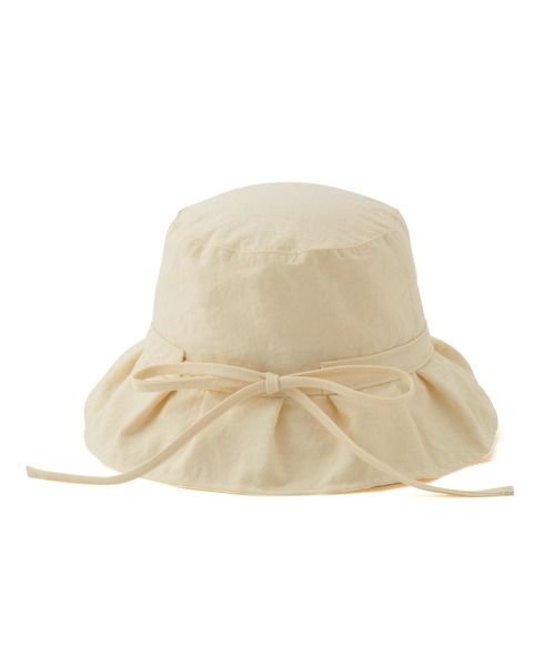 ROPE' PICNIC(ロペピクニック)の「Onibegie(オニベジ)オックスフリルリボンハット(ハット・レディース・ブラック/キナリ・FREE)」の5枚目の写真