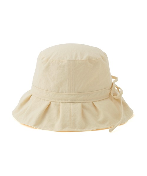 ROPE' PICNIC(ロペピクニック)の「Onibegie(オニベジ)オックスフリルリボンハット(ハット・レディース・ブラック/キナリ・FREE)」の6枚目の写真