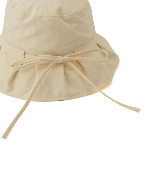 ROPE' PICNIC(ロペピクニック)の「Onibegie(オニベジ)オックスフリルリボンハット(ハット・レディース・ブラック/キナリ・FREE)」の8枚目の写真