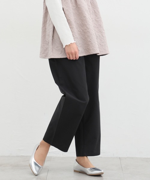 Honeys（ハニーズ）の「タックカーブパンツ（その他パンツ・レディース・カーキ/ブラック/ベージュ/アイボリー・L/M/S/SS/LL）」の3枚目の写真