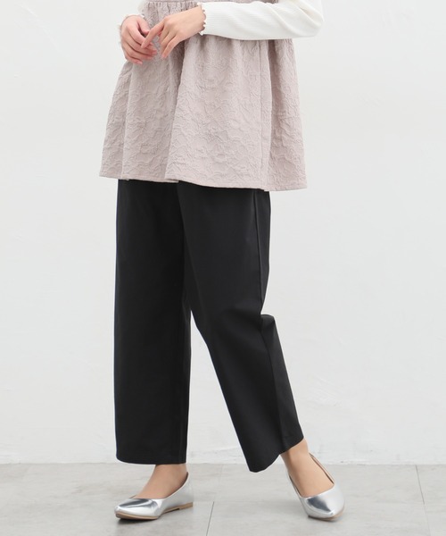 Honeys（ハニーズ）の「タックカーブパンツ（その他パンツ・レディース・カーキ/ブラック/ベージュ/アイボリー・L/M/S/SS/LL）」の7枚目の写真