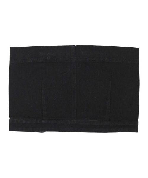 miette（ミエット）の「デニムベアビスチェ（チューブトップ・レディース・ブラック/グレー/ブルー系その他・FREE）」の12枚目の写真