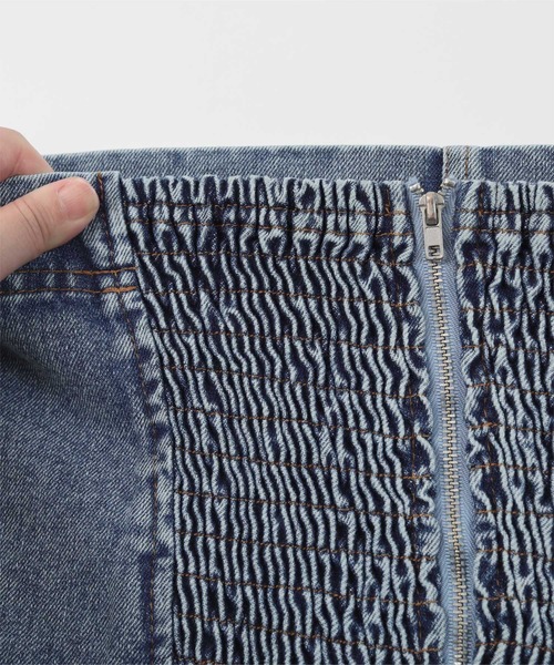 miette（ミエット）の「デニムベアビスチェ（チューブトップ・レディース・ブラック/グレー/ブルー系その他・FREE）」の17枚目の写真