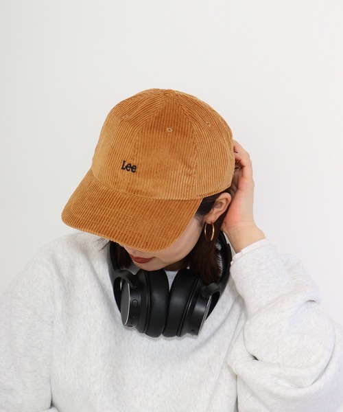 Lee（リー）の「Lee LOW CAP 8W CORDUROY（キャップ・メンズ・ブラック/ベージュ・FREE）」の2枚目の写真